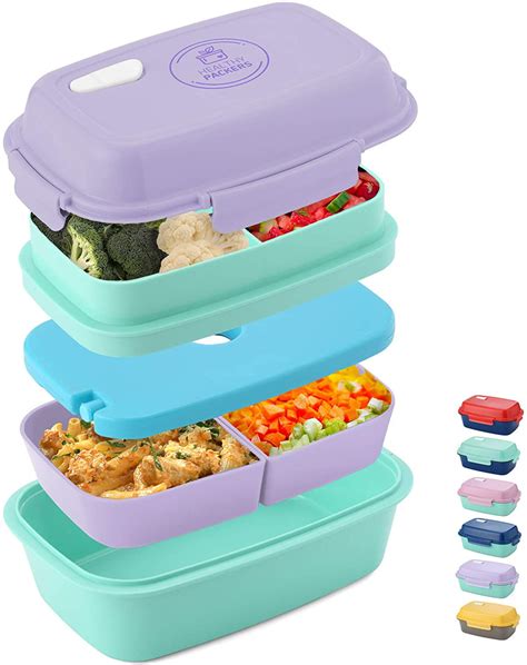 lunch box with removable containers